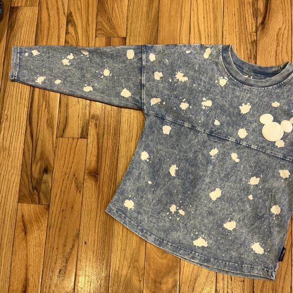 Disney Parks Disneyland Exclusive Denim Bleach Spirit Jersey Youth M (7/8) - Picture 2 of 10